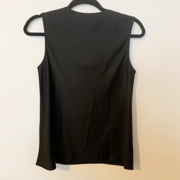 J. Crew Sleeveless Cowlneck Black Top Size XS - Picture 6 of 6